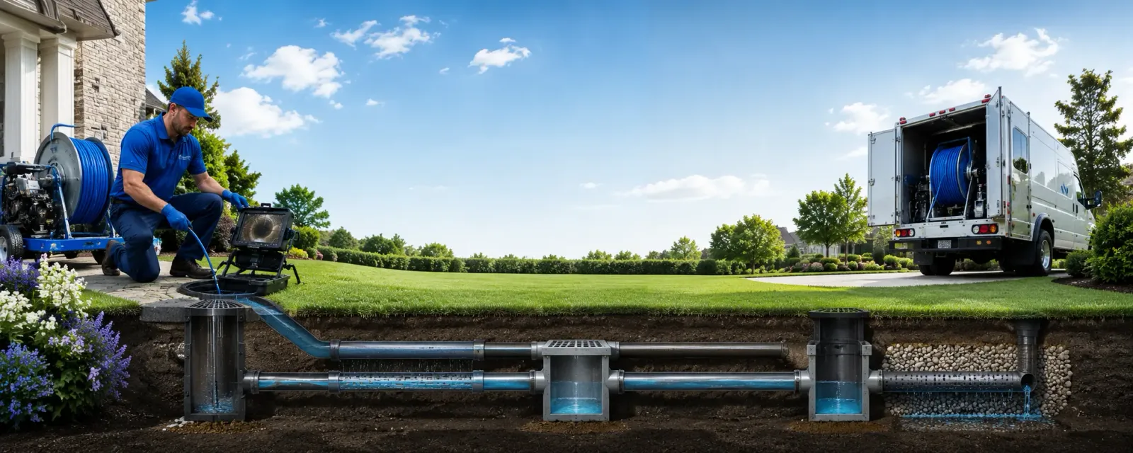 Outdoor drain cleaning information for Acme, LA